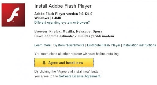 Free adobe flash player 9
